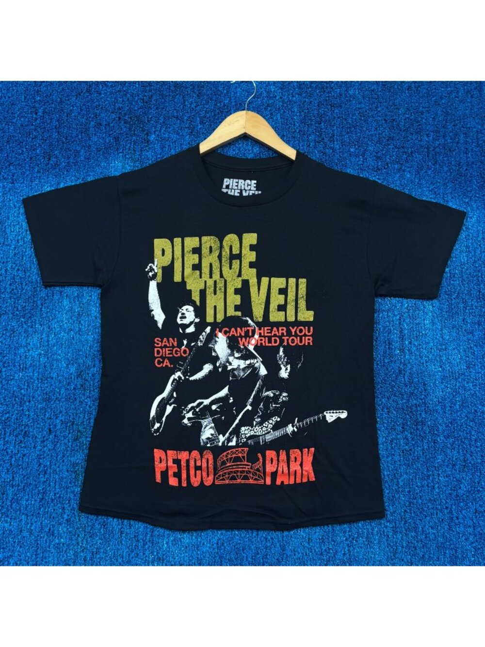 Pierce the Veil I Cant Hear You World Tour Petco Park Tee XS